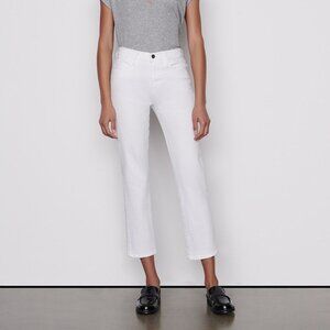 New Frame Le High Straight Jeans White 25